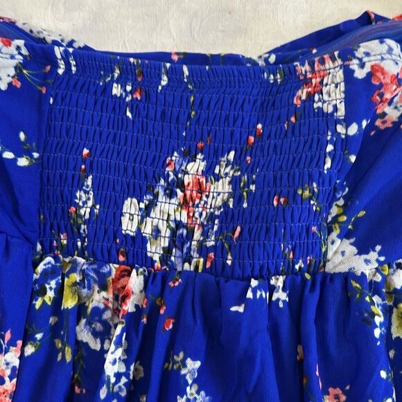 Torrid Blue Ruched Bustier Camisole - Picture 4 of 12